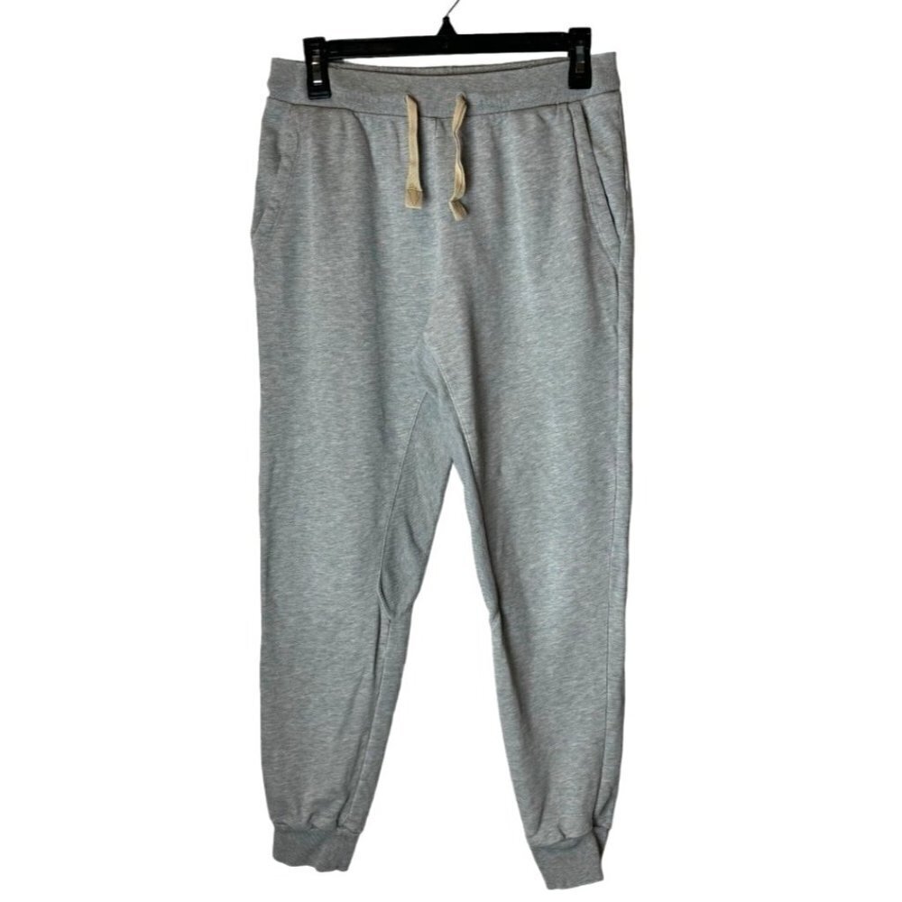 Frame Gray Distressed Organic Pima Cotton Elastic Tie Waist Jogger Pants Size XS